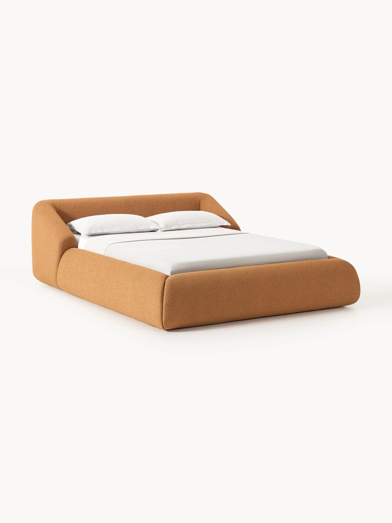 Bouclé Upholstered Bed Sofia