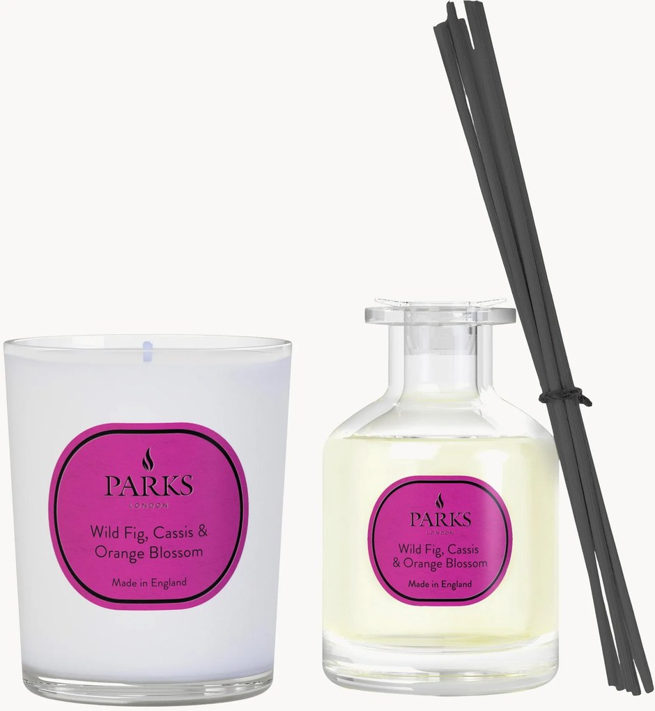 Conjunto de ambientadores Vintage Aromatherapy (figo silvestre, cássis preto, flor de laranjeira), conjunto de 2
