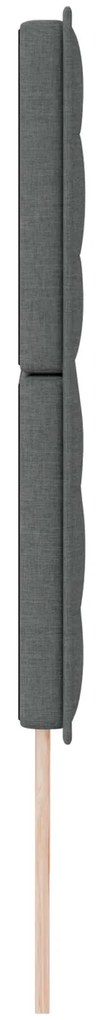 Cabeceira Design Linhas Cinza Escuro 200 cm Tecido