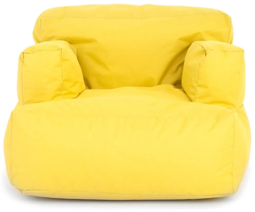 Pufe Relax – Amarelo – 80x80x30 cm | Tribo Home