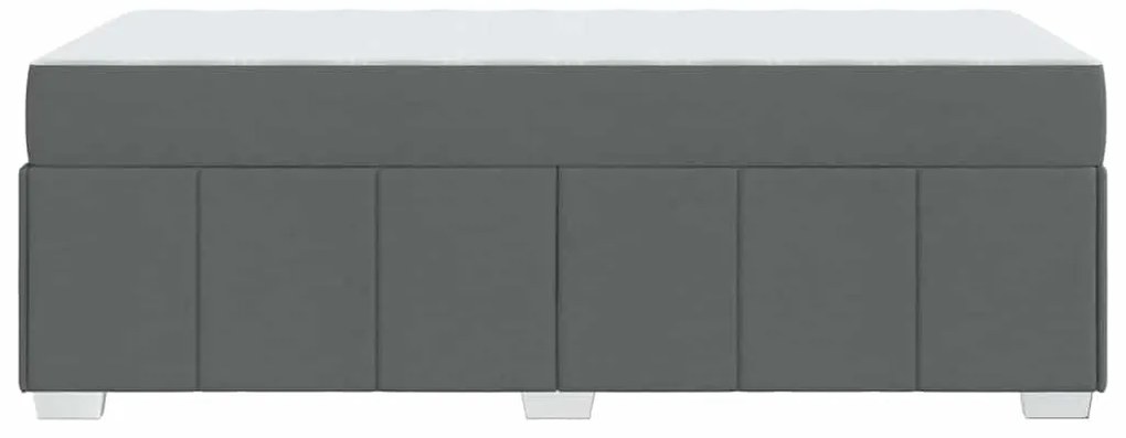 Estrutura da Cama Cinzento escuro 90 x 200 cm tecido