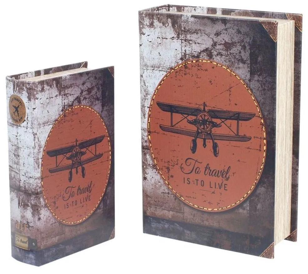 Malas, carrinhos de Arrumação Signes Grimalt  2U Retro Airplane Book Boxes