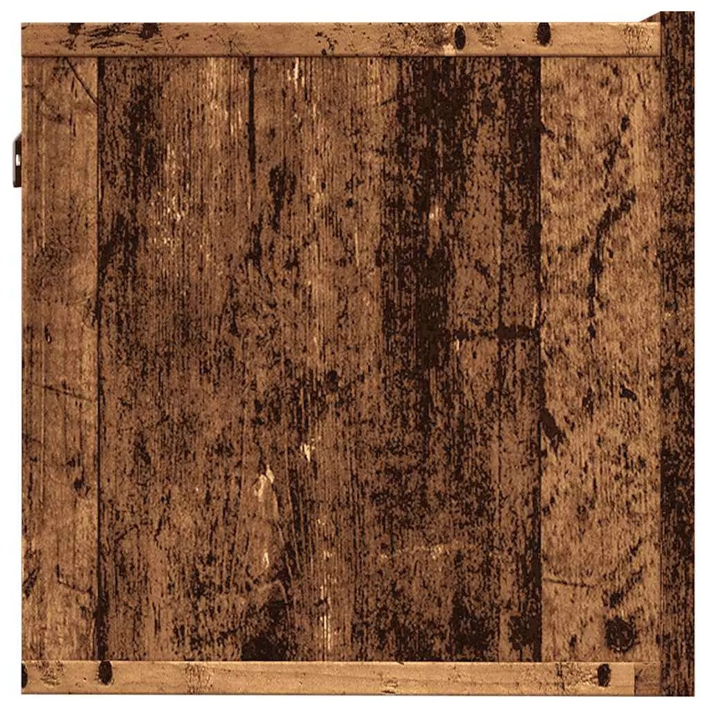 Móveis de parede para TV 2 pcs 80x30x30 cm madeira velha