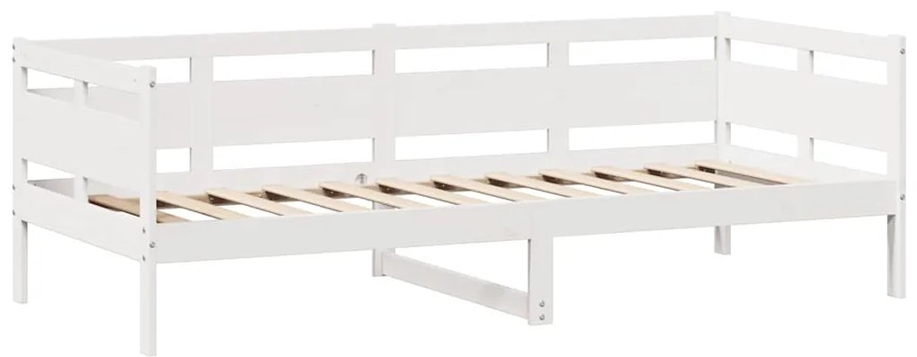 Sofá-cama com gavetas 80x200 cm madeira de pinho maciça