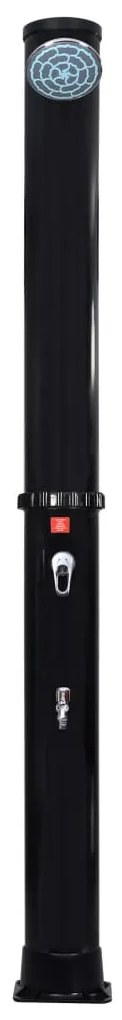 Chuveiro solar de exterior c/ cabeça e torneira 40 L