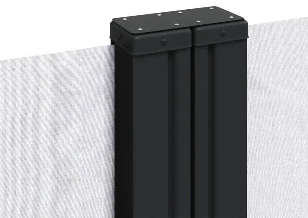 Toldo lateral retrátil 140x600 cm branco