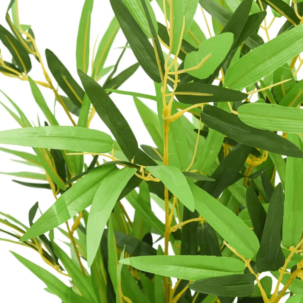 Árvore de bambu artificial 552 folhas 120 cm verde
