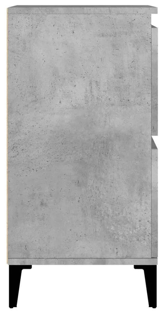 Aparador 60x35x70 cm derivados de madeira cinzento cimento