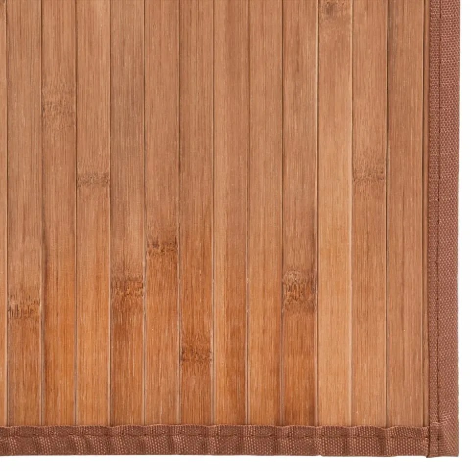 Tapete retangular 60x500 cm bambu cor natural
