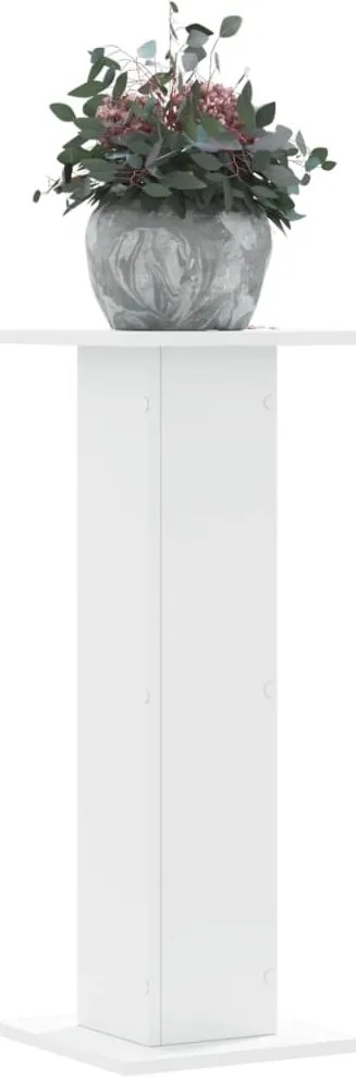 Suportes p/ plantas 2 pcs 30x30x80 cm derivados madeira branco