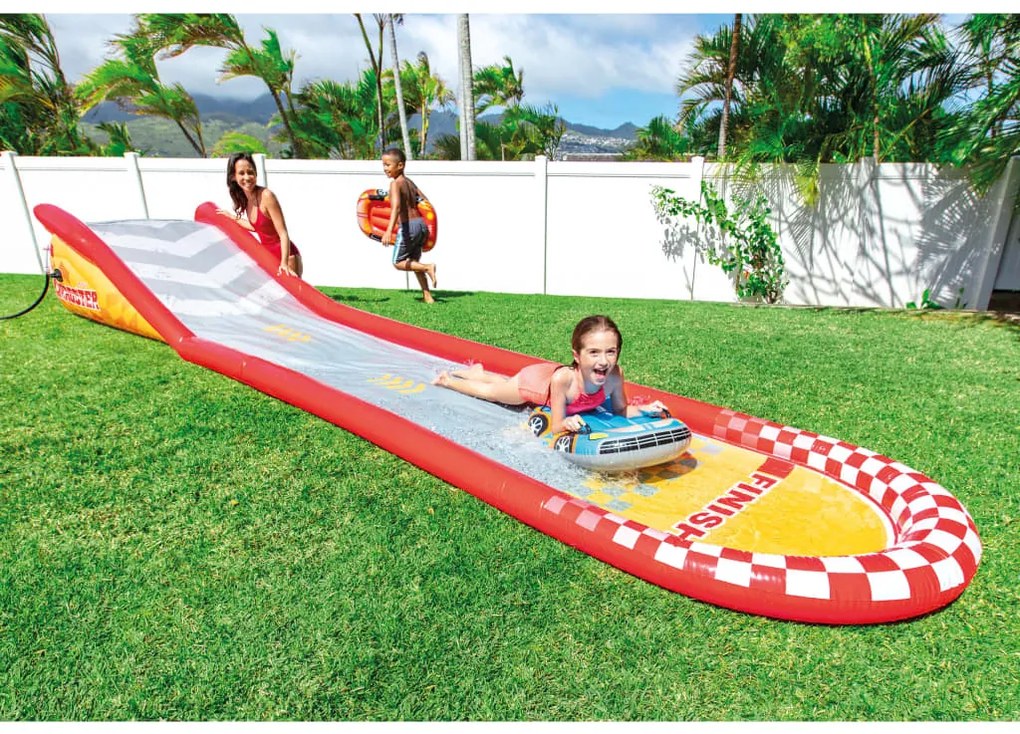 3202906 INTEX Escorrega estilo pista de carros Racing Fun Slide 561x119x76 cm