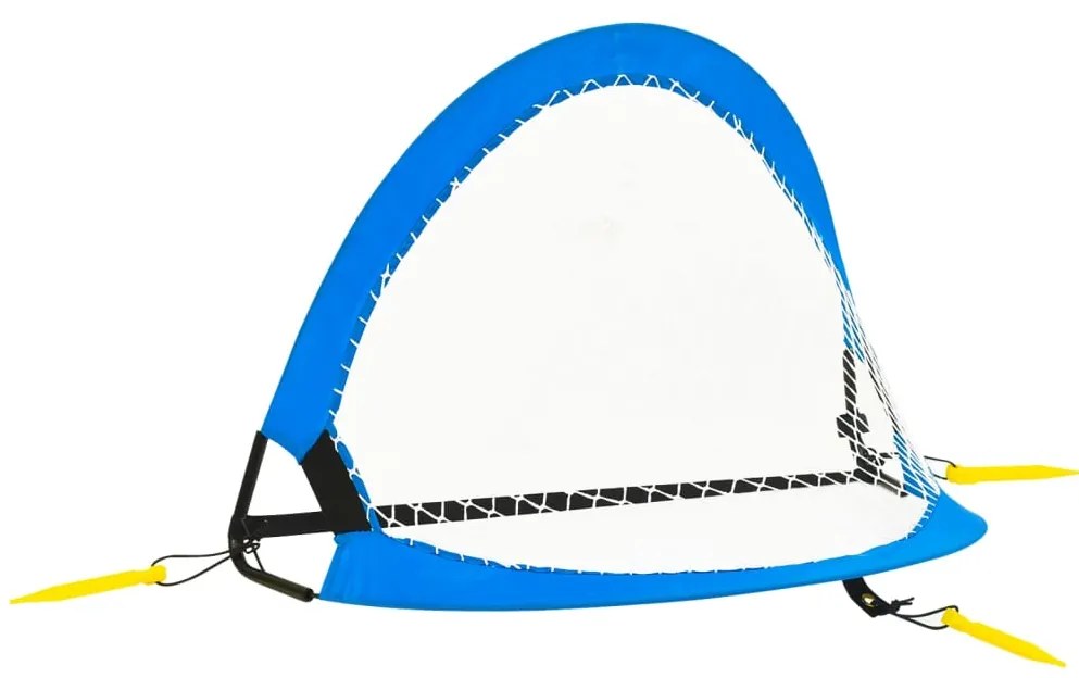 Baliza de futebol infantil 2 pcs 75,5x46x48 cm