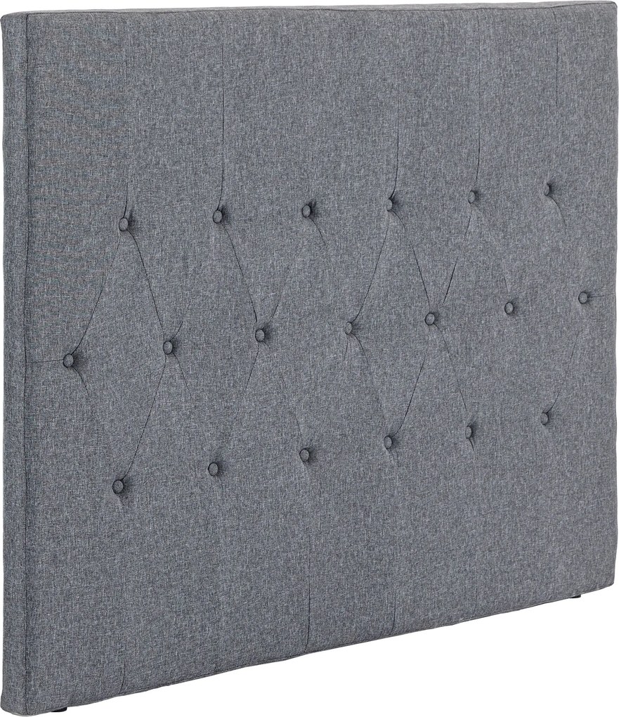HOMCOM Cabeceira de Cama 160cm Cabeceira de Cama Estofada em Linho e Acolchoada 2 Formas de Uso 160x7x120cm Cinza | Aosom Portugal