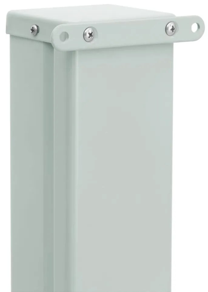 Toldo lateral retrátil para pátio 140x500 cm azul