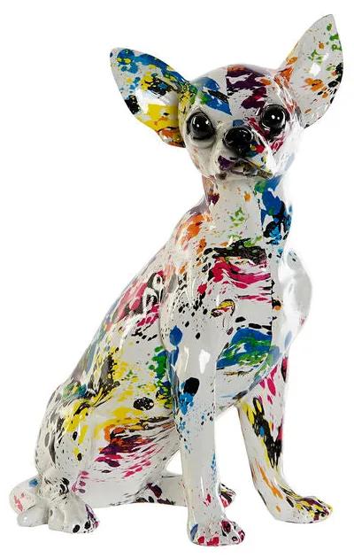 Figura Decorativa DKD Home Decor Resina Moderno Cão