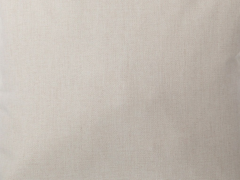 Conjunto de 2 almofadas decorativas creme 45 x 45 cm GAURA Beliani