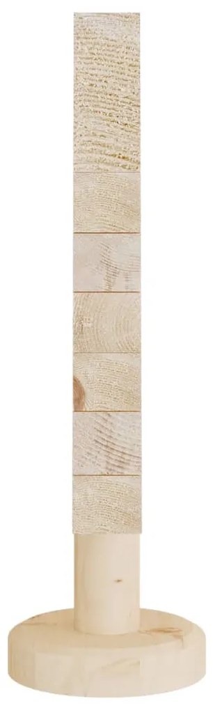 Árvores de Natal decorativas 2pcs 30 cm madeira de pinho maciça