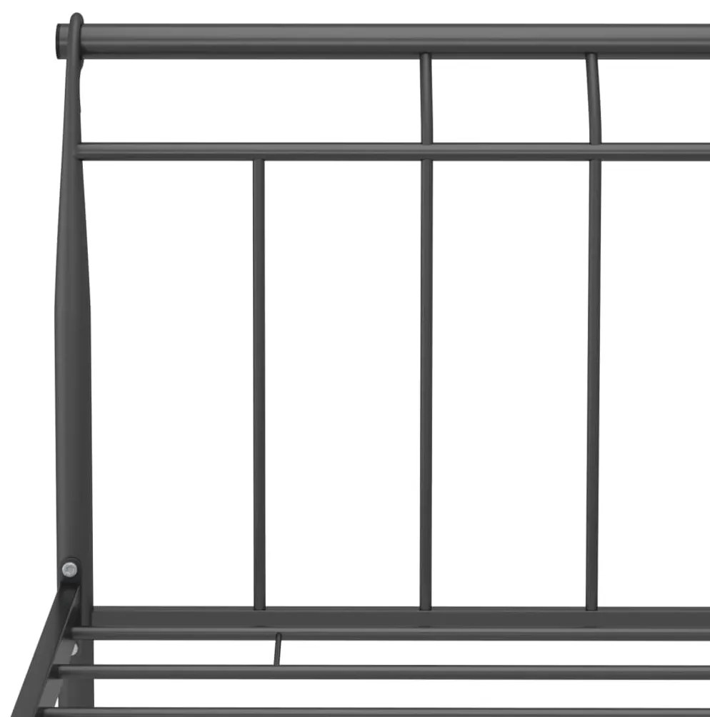 Estrutura de cama 120x200 cm metal preto