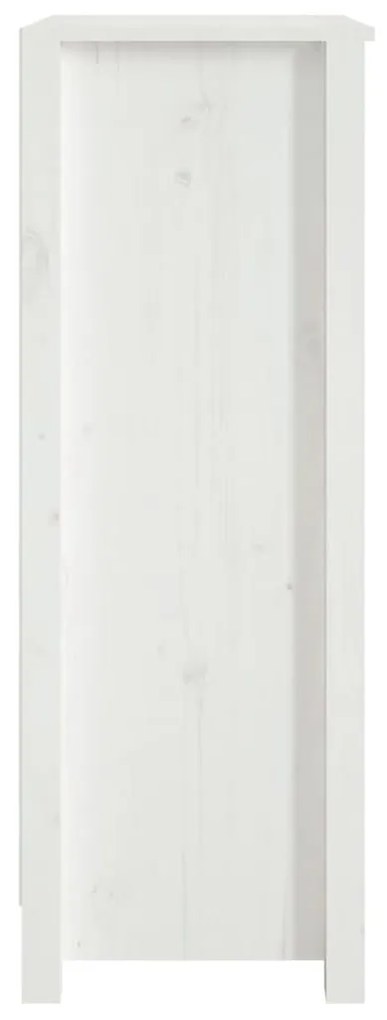 Estante 50x35x97 cm madeira de pinho maciça branco