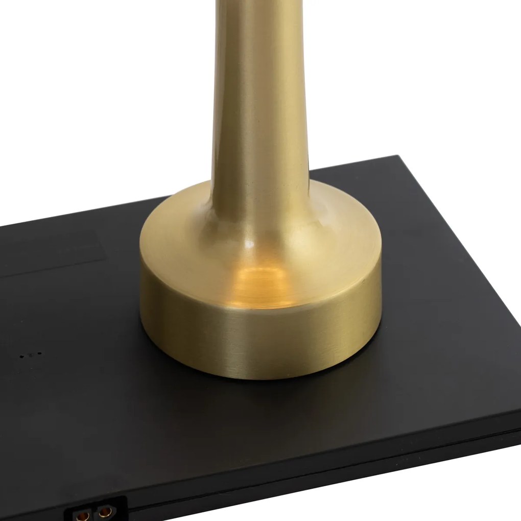 Conjunto de 2 Candeeiros de Mesa Recarregáveis Dourados RGBW - Isobel