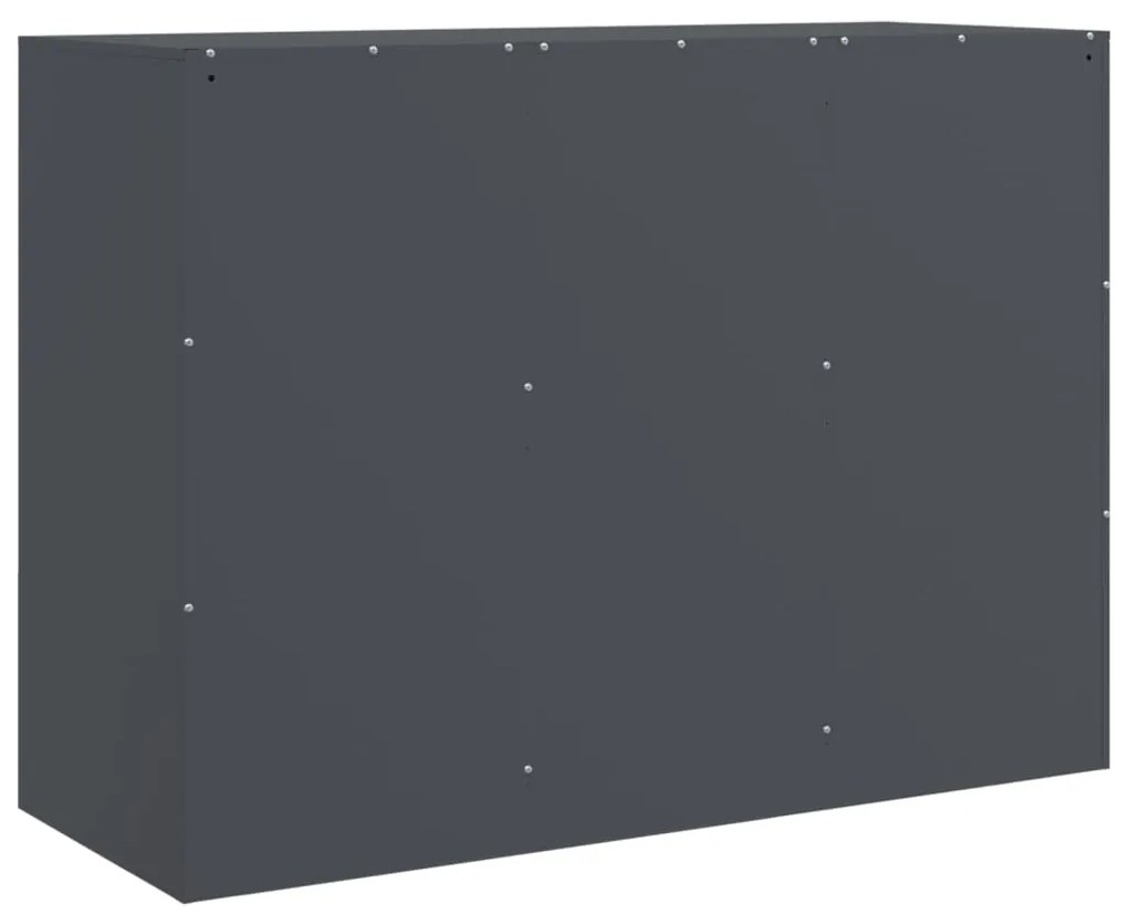 Aparador 99x39x73 cm aço antracite