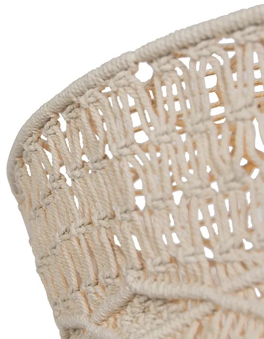 Candeeiro suspenso oriental natural 50 cm - Leonard Oriental