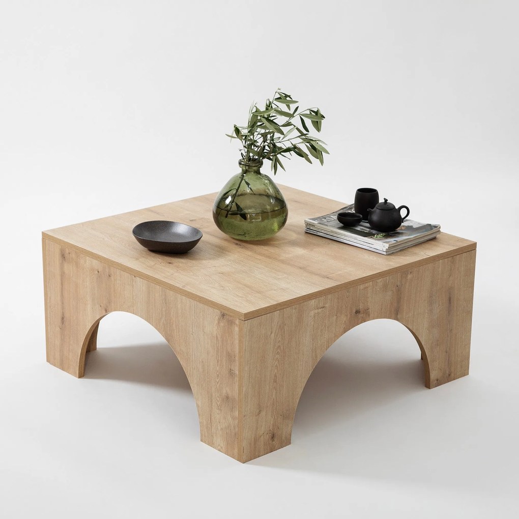 Mesa de Centro Collesium – Carvalho – 80x37x80 cm
