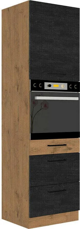 Armário modular para eletrodomésticos de encastrar Wood Dark 122