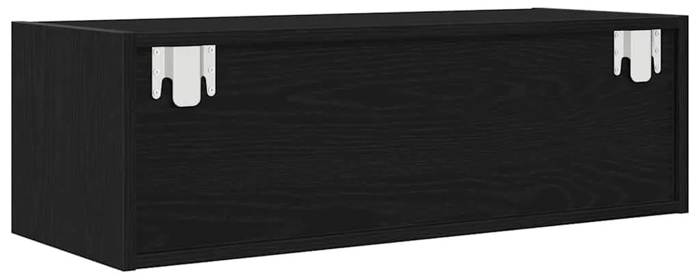 Móveis de TV 2pcs 80x31x25,5cm deriv. madeira carvalho preto