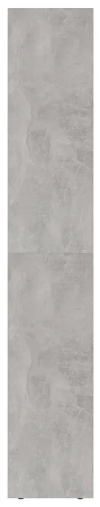 Estante 36x30x171 cm derivados de madeira cinzento cimento