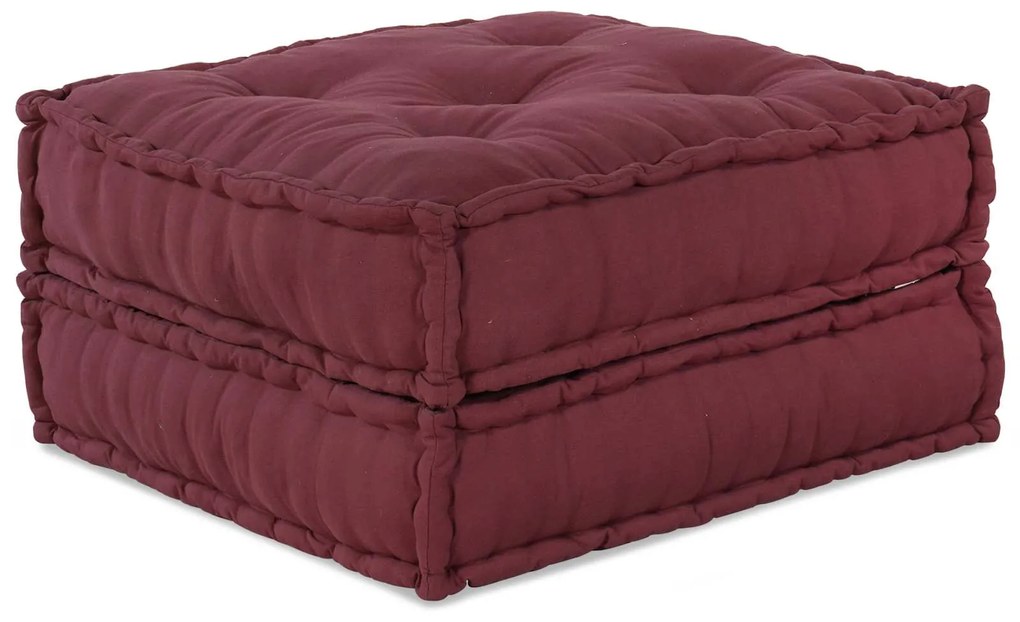 vidaXL Sofá Modular 2 pcs Maroons 140 x 70 x 36 cm tecido