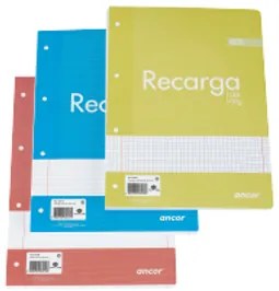 Recarga de Folhas A4 Pautado 100 Fls 100GR Petróleo – Classic Stripes – Ancor