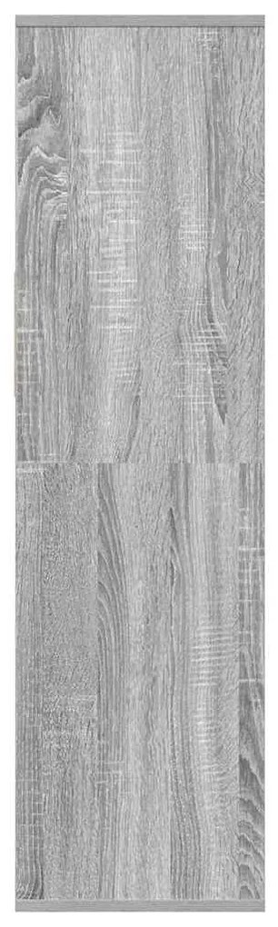 Estante cinzento sonoma 34x31x112 cm derivados de madeira