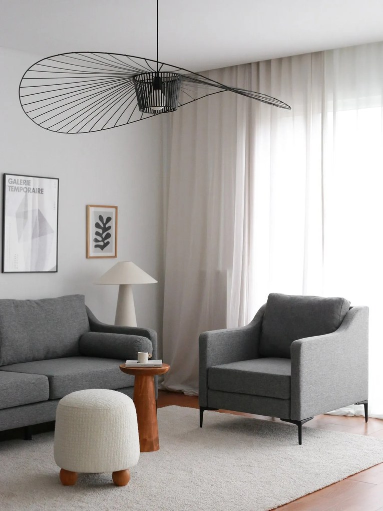 Cadeirão Nordi – Cinzento – 80x82x93 cm