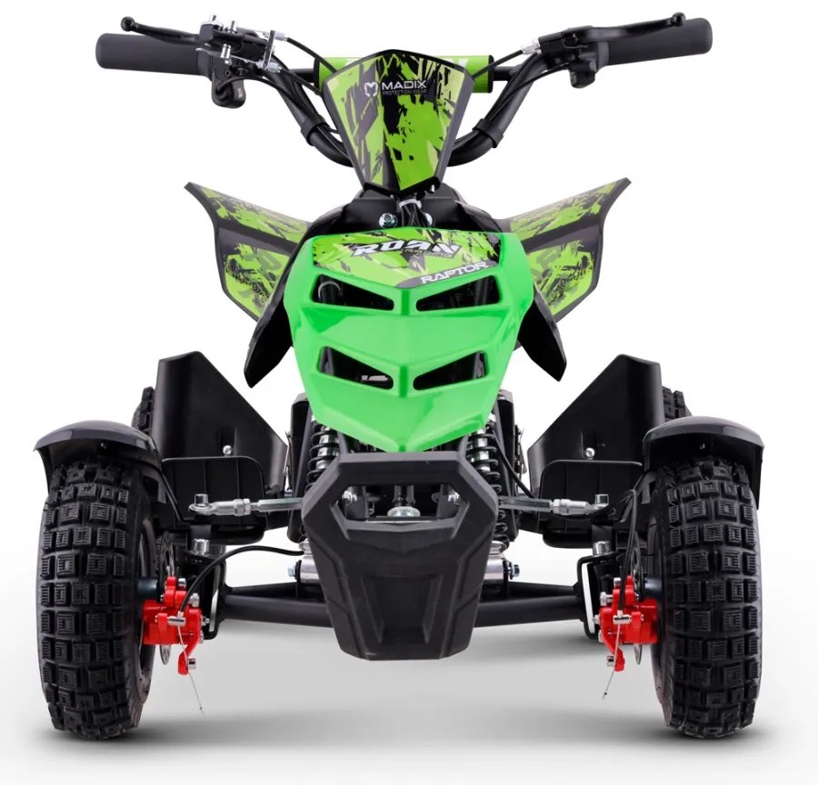 Mini Moto 4 elétrica para crianças Roan Raptor R4 500W Verde