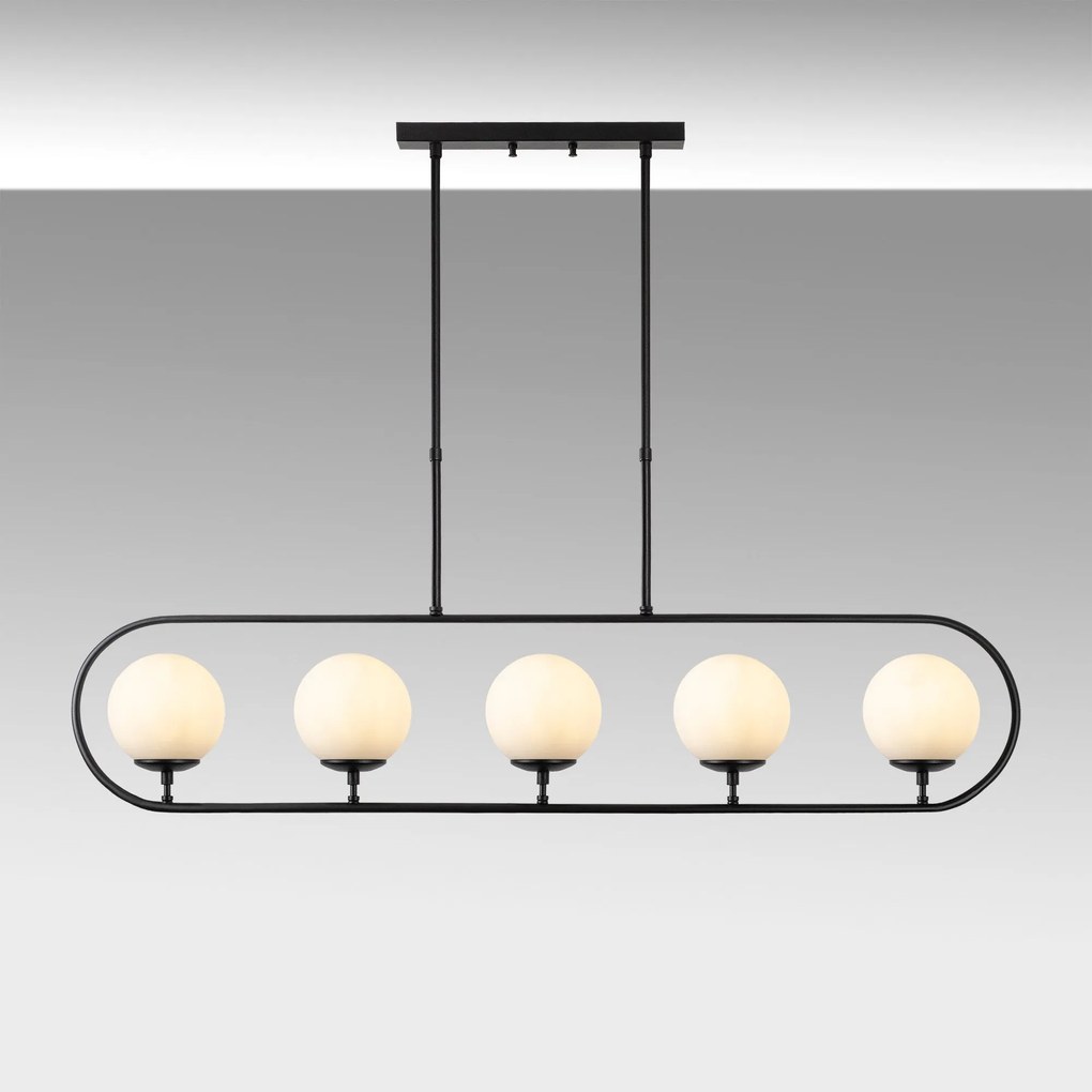 Chandelier Jewel – Preto – 122 x 15 cm