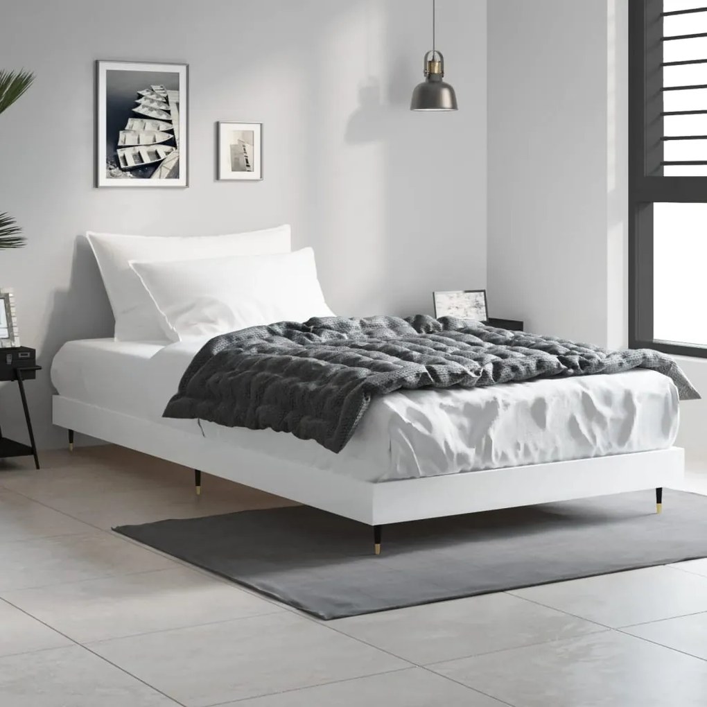 Estrutura de Cama Eloa Branco - Vários Tamanhos - Design Moderno