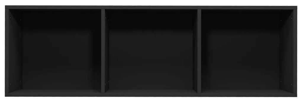 Estante/móvel de TV 36x30x114 cm contraplacado preto
