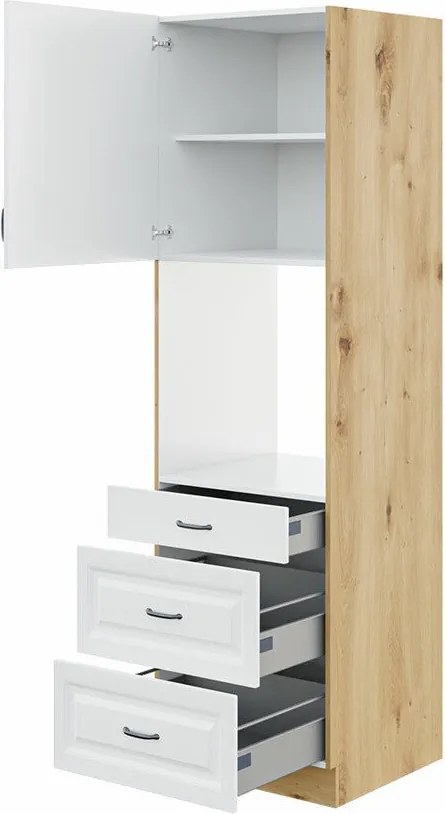 Armário modular para eletrodomésticos de encastrar Retro White 117