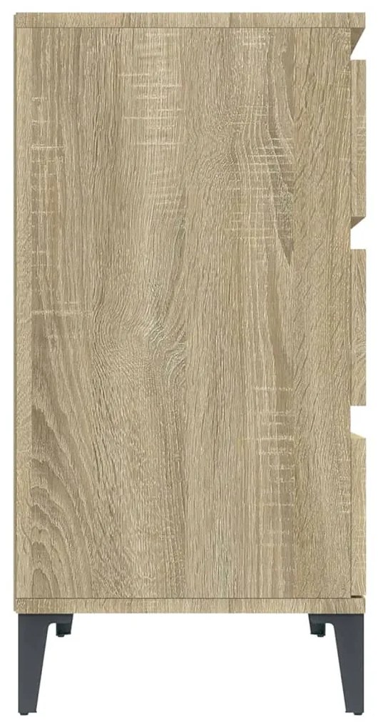 Aparador 60x35x70 cm derivados de madeira cor carvalho sonoma