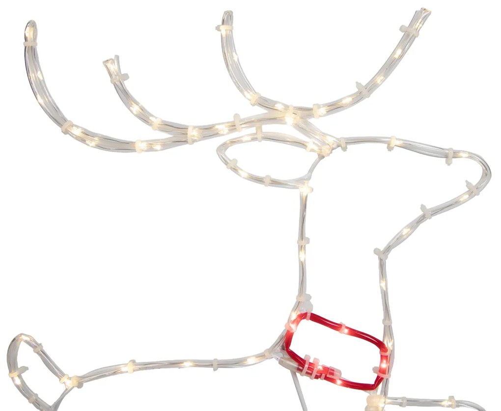 Candeeiro de pé de Natal Veado 50cm Incl. LED com temporizador IP44 - Pax