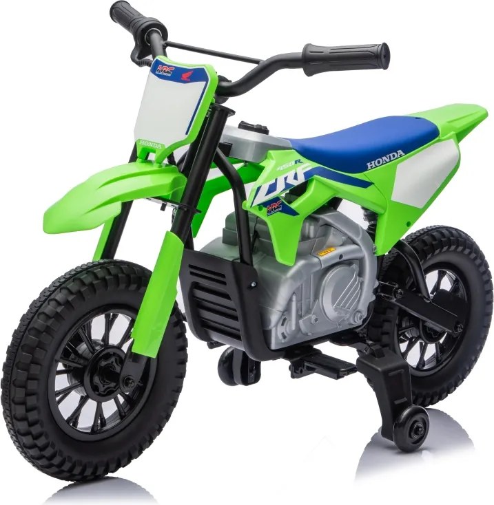 Mota eletrica bateria 12V para Crianças HONDA CFR450R Verde