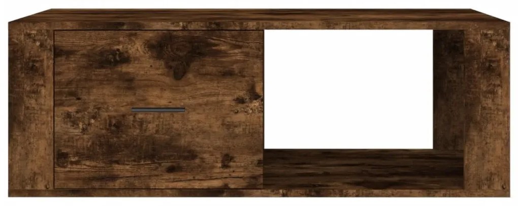Mesa de centro 100x50,5x35 cm derivados madeira carvalho fumado