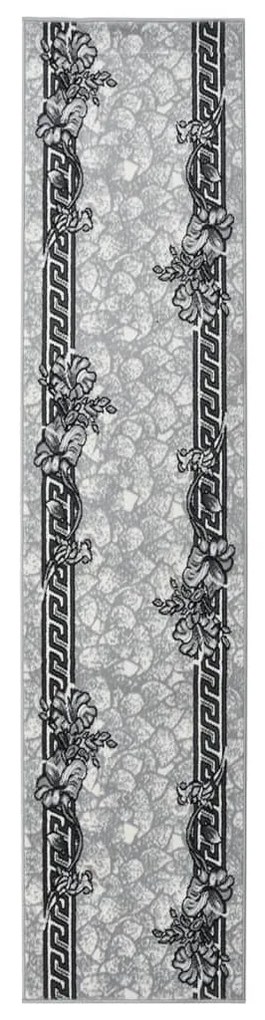 vidaXL Passadeira 60x350 cm polipropileno cinzento
