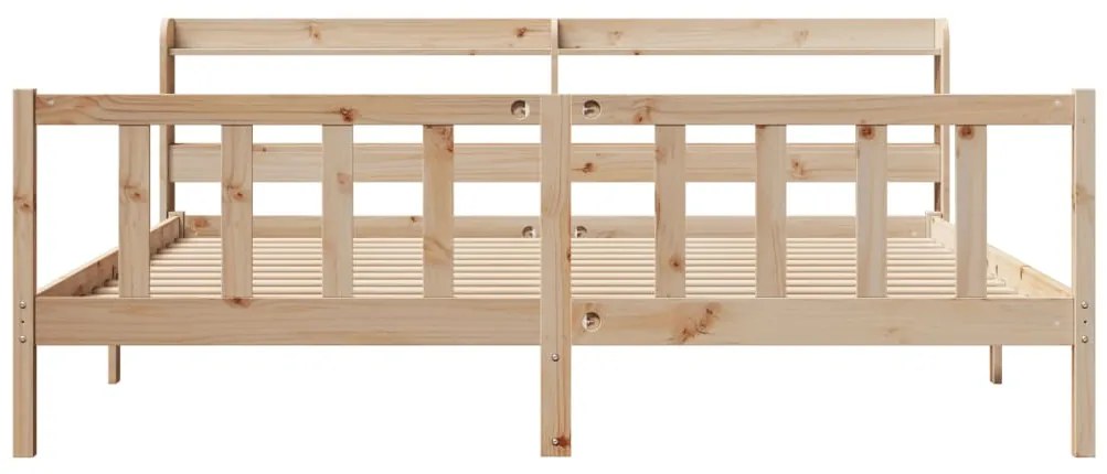 Cama sem colchão 180x200 cm madeira de pinho maciça