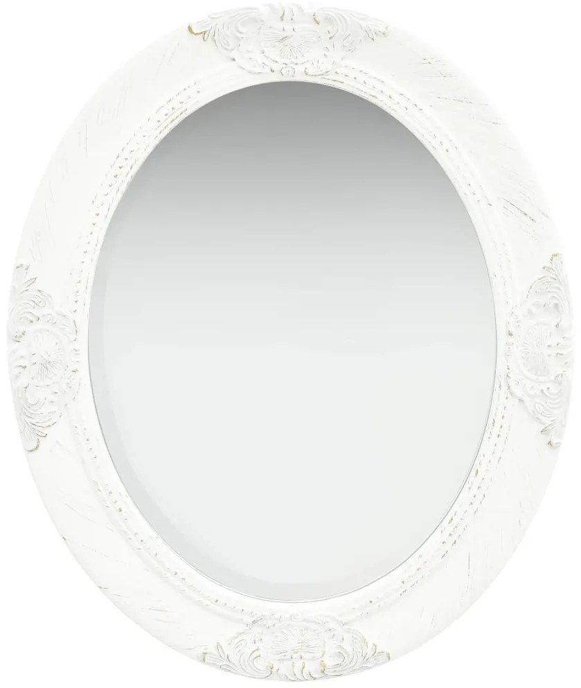 Espelho de parede estilo barroco 50x60 cm branco