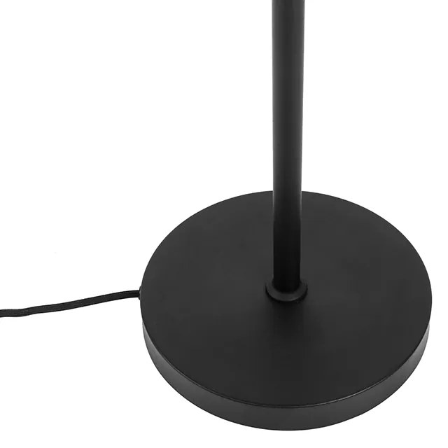 Candeeiro de pé design preto 3 luzes ajustáveis - Mesh Moderno,Design