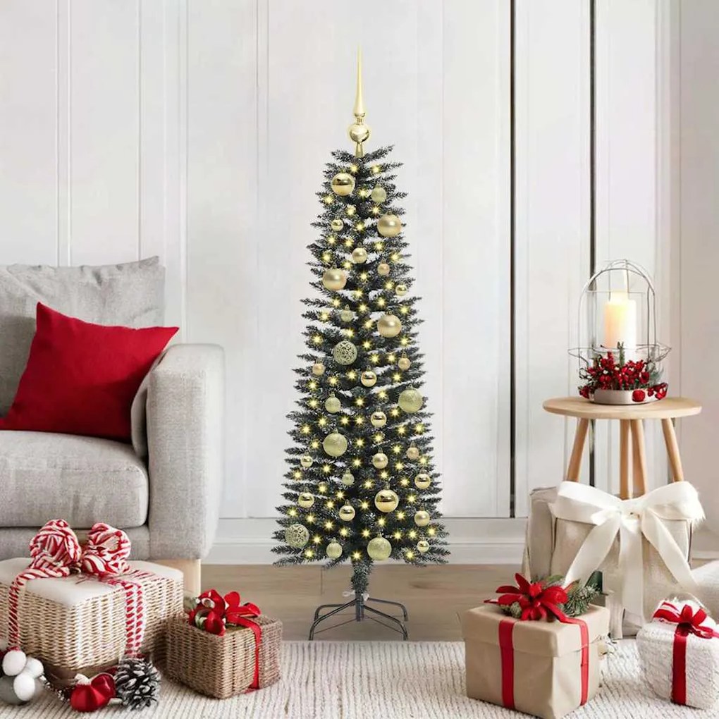 vidaXL Árvore de Natal Artificial Verde 120 cm PVC, Plástico e Aço