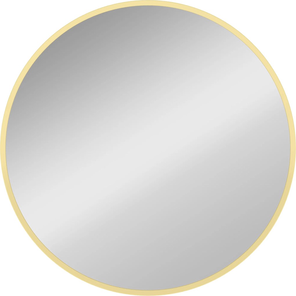 HOMCOM Espelho de Parede, design moderno, 61 x 61 cm, Dourado | Aosom Portugal