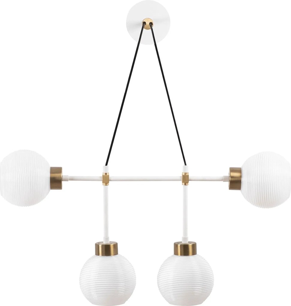 Candeeiro de Parede Swing – Branco Vintage – 78 x 15 cm